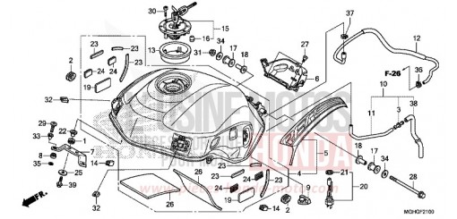 FUEL TANK VFR1200XG de 2016